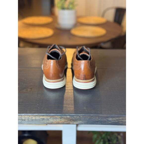 Cole Haan Men’s OriginalGrand Energy Meridian Wingtip Oxford British Tan 7.5 - Picture 4 of 10